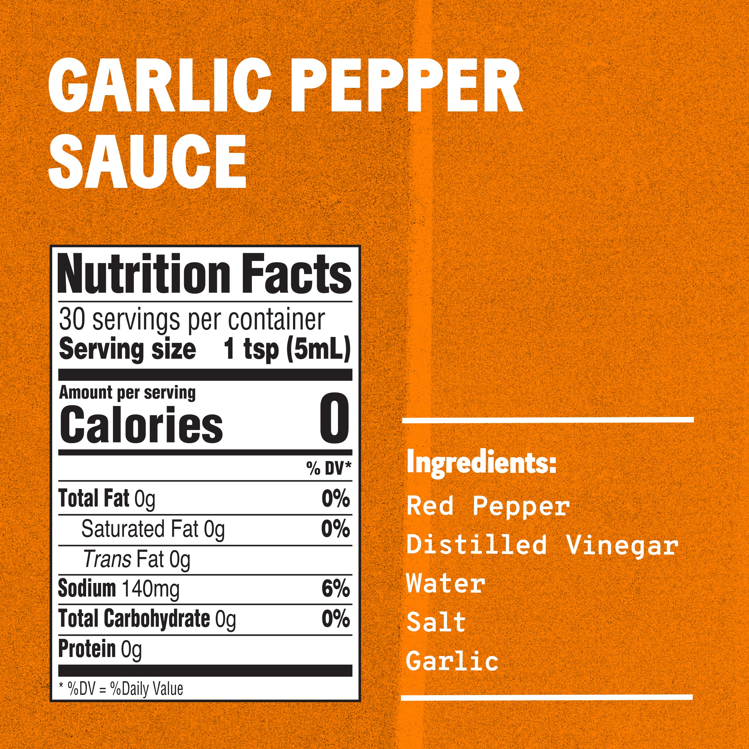 TABASCO® Brand Garlic Pepper Sauce, 5 fl oz