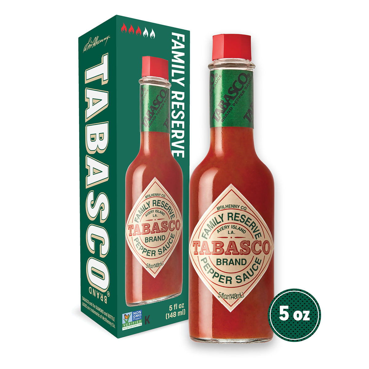 TABASCO® Brand Family Reserve Pepper Sauce, 5 fl oz