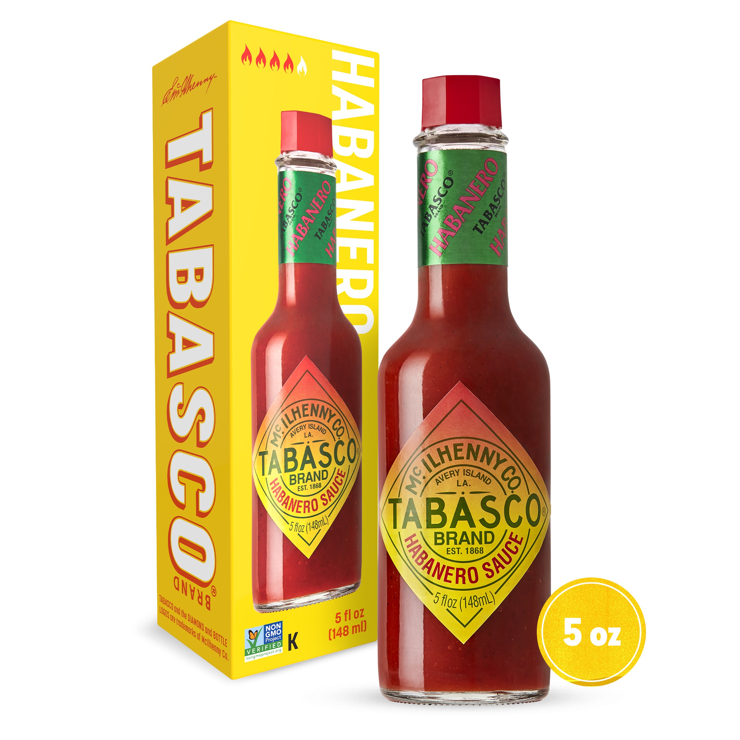 TABASCO® Brand Habanero Sauce, 5 fl oz