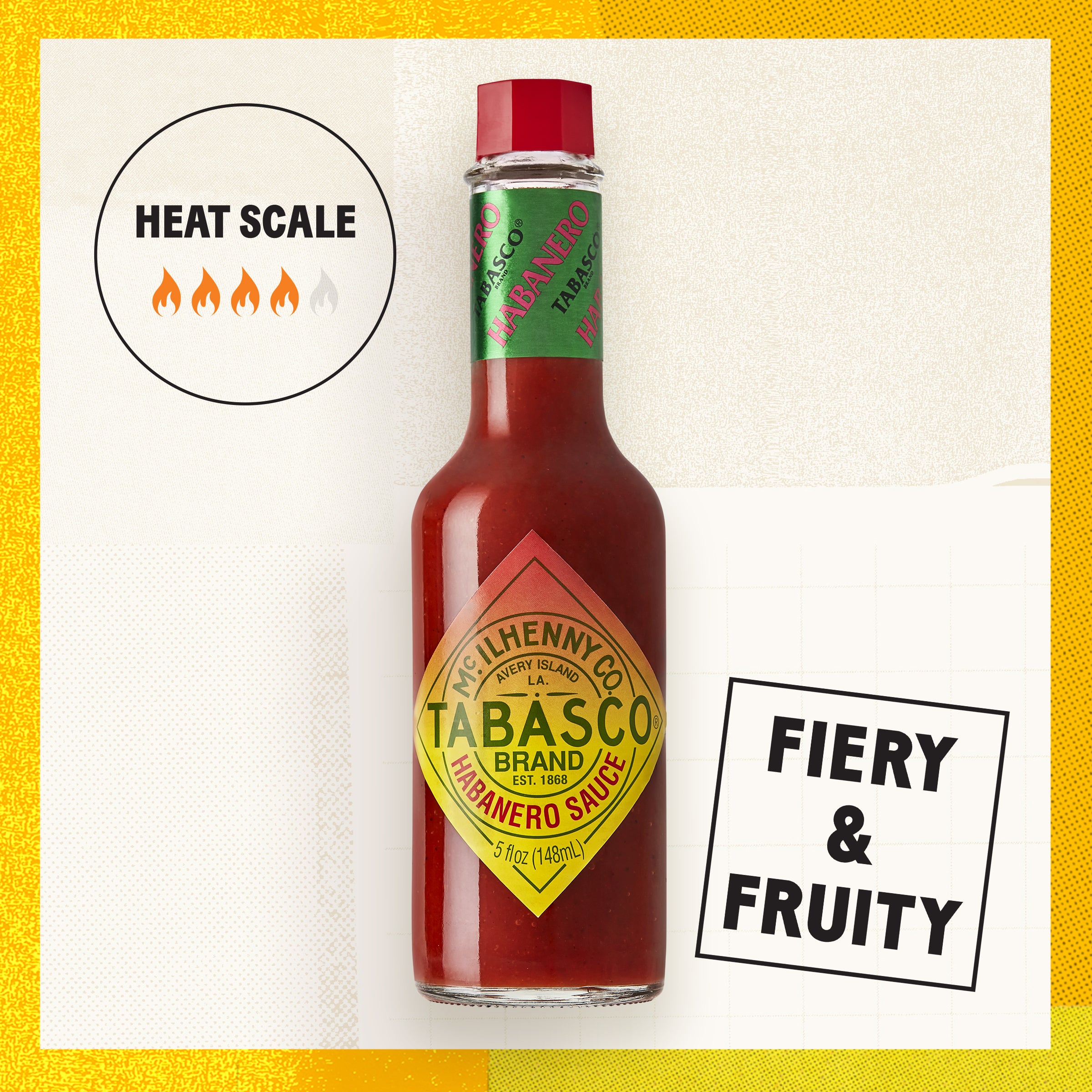TABASCO® Brand Habanero Sauce, 5 fl oz – Tabasco