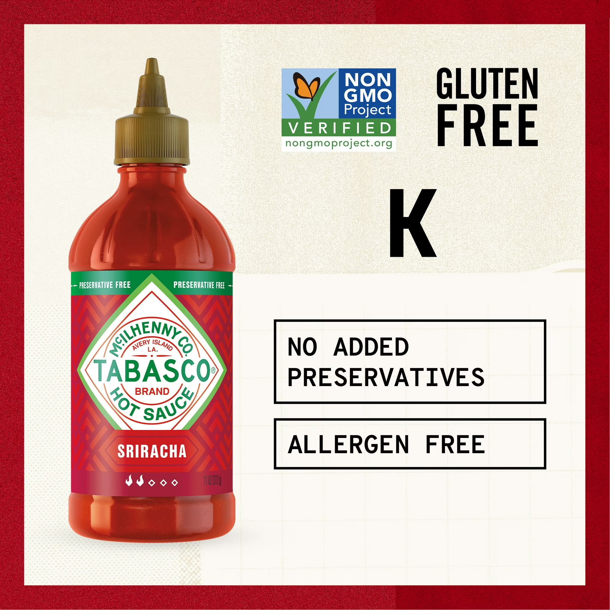 TABASCO® Brand Sriracha Sauce, 11 oz